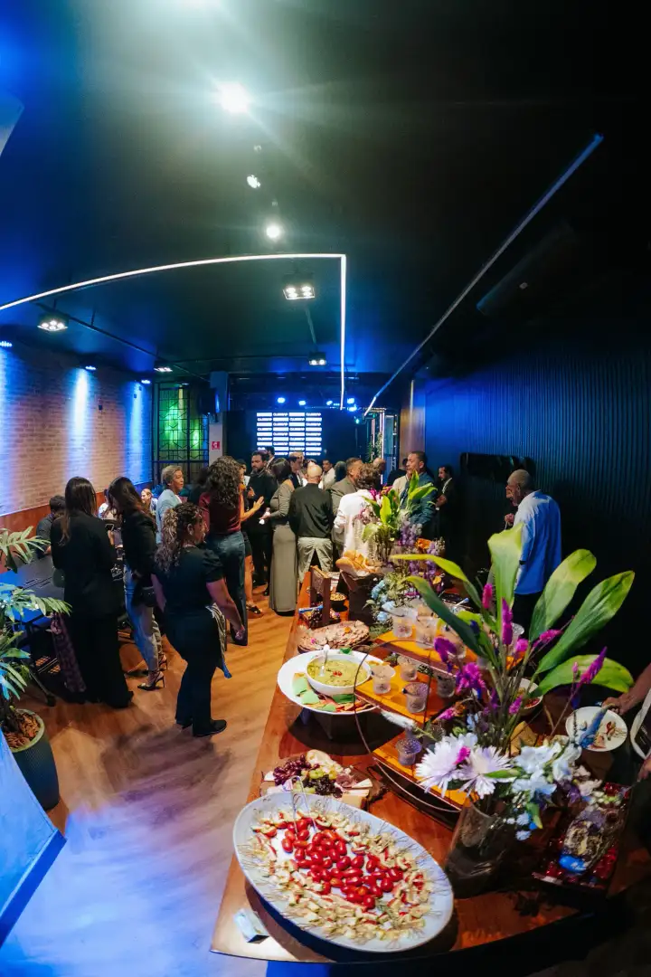 Ambiente de evento corporativo em São Paulo